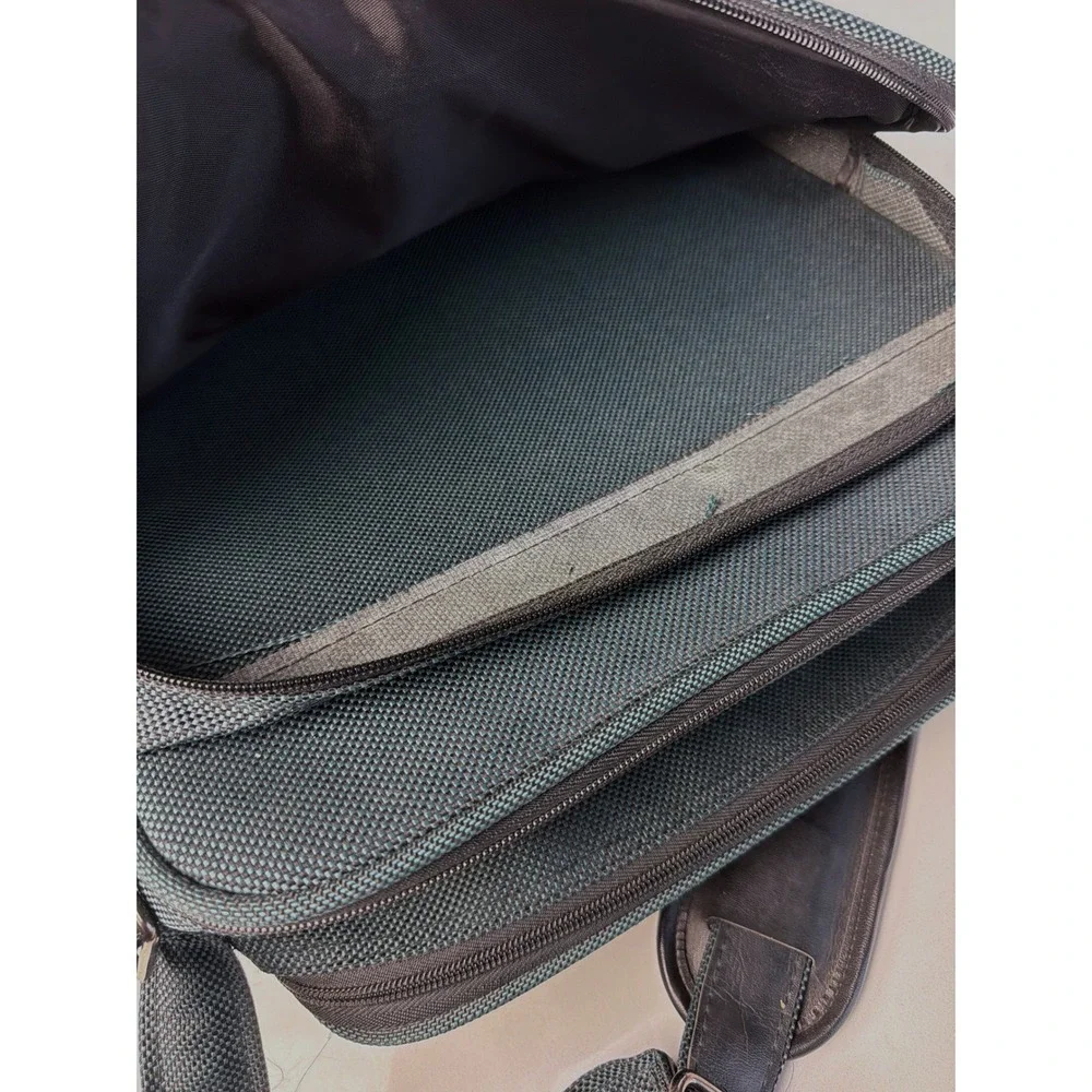 Vintage Samsonite Messenger Bag Teal Green Ballistic Nylon Travel Crossbody Bag